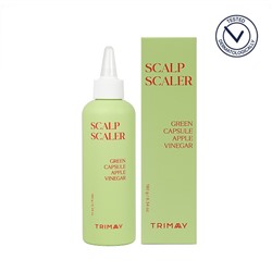 Green Capsule Apple Vinegar Scalp Scaler Пилинг для кожи головы с яблочным уксусом и растительными экстрактами