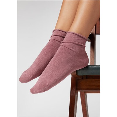 Kurze Socken mit Glitzer