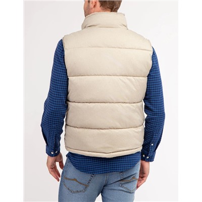 SIGNATURE VEST WITH SHERPA COLLAR