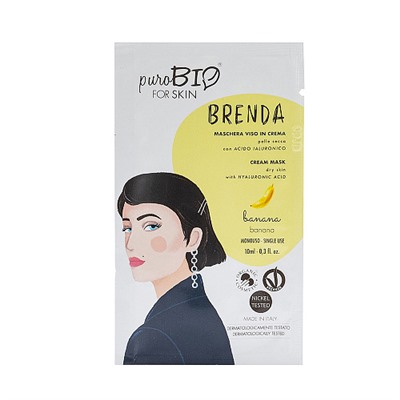 Крем-маска "Brenda, банан" для сухой кожи