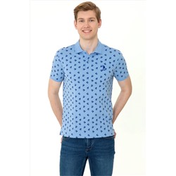 U.S. Polo Assn. Mavi Erkek T-Shirt G081SZ011.000.1358755