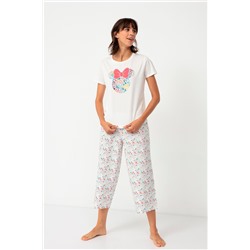 Pijama Minnie Disney Blanco