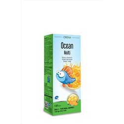 Ocean Ocean Multi Şurup Ballı Portakal Aromalı Balık Yağı 150 Ml 8697595870563-T