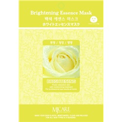 MJCARE BRIGHTENING ESSENCE MASK Осветляющая тканевая маска для лица с экстрактами алоэ и портулака 23г