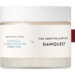 RAWQUEST Echinacea Calming Moisture Toner Pad Успокаивающие и увлажняющие тонер-пэды для лица с экстрактом эхинацеи 60шт