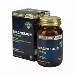 Нутраксин Магний 250 мг 60 таблеток / Nutraxin Magnesium 250 mg 60 Tablet