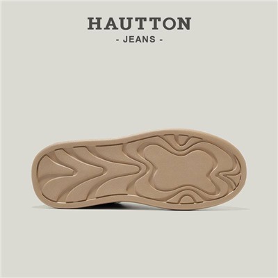 HauttonJean*s повседневная спортивная обувь для мужчин Из официального магазина  легкие и удобные мужские туфли из натуральной кожи, осень 2023, удлиняющие кроссовки на толстой подошве