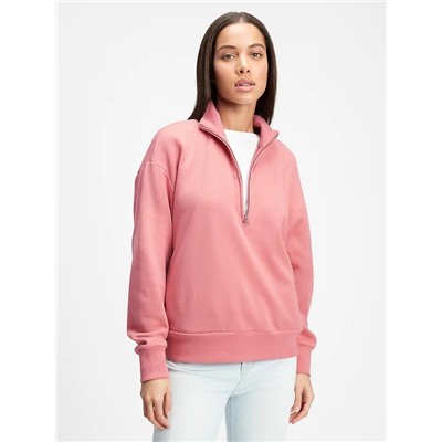 Half-Zip Mockneck Sweatshirt