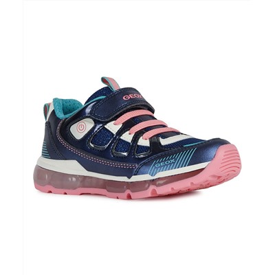 Blue & Pink Android Sneaker - Girls Geox