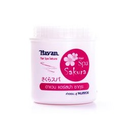 Маска для волос Havan в ассортименте ("Сакура" и "Авокадо") 500 мл/ Havan spa hair mask Sakura/Avocado 500 ml