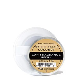 Waikiki Beach Coconut Car Fragrance Refill