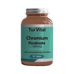 TURVITAL CHROMIUM PICOLINATE 1000 MCG  90 ТАБЛЕТОК