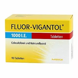 Fluor-Vigantol 1000 I.E. Tabletten, 90 St