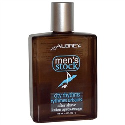 Aubrey Organics, Men's Stock, лосьон после бриться, 4 жидких унции (118 мл)