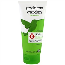 Goddess Garden, Organics, Kids, Natural Sunscreen, SPF 30, 6 oz (170 g)