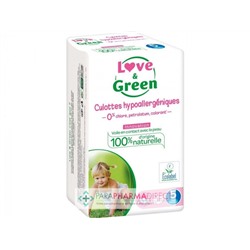 Love&Green Culottes Hypoallergéniques T5 12 à 18kg 18 culottes