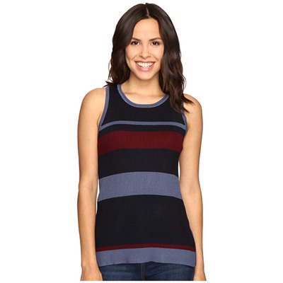 Sleeveless Hi-Lo Rib Sweater Top