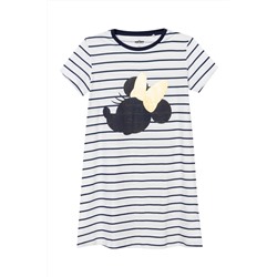 Vestido camiseta Minnie Disney Blanco