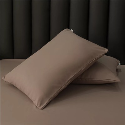 Комплект постельного белья Однотонный Сатин на резинке CSR054
