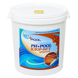 PH+Pool Хлор-60Т Ударный в таблетках по 20гр 25кг