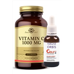 Solgar Vitamin C 1000 Mg 90 Tablet (hedıye Kolajen Serum 30 ml ) Skt:12/24 hızlıgeldi003037