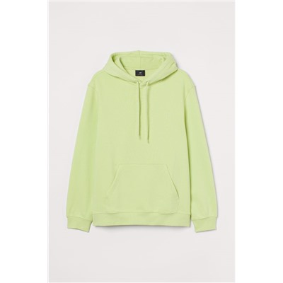 Hoodie Relaxed Fit Neongrün