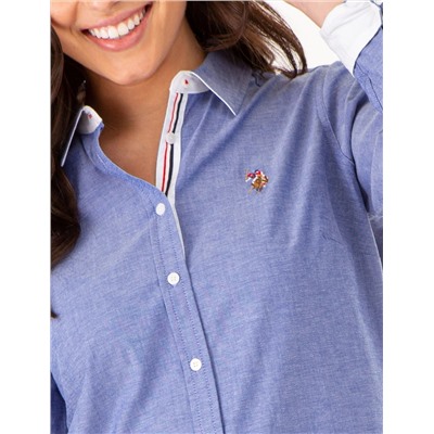 LONG SLEEVE SOLID STRETCH OXFORD SHIRT