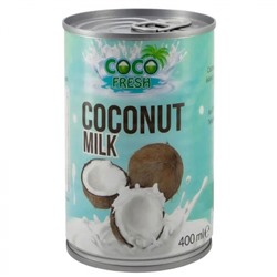 ECONUTRENA Coco Fresh Coconut milk Кокосовое молоко жирность 18% ж/б 400мл