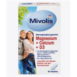 Magnesium + Calcium + D3, Tabletten 45 St., 100 g