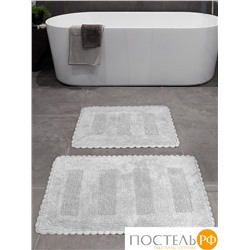 5138 Набор ковриков для ванной "KARNA" LENA  50x70+60x100 см 1/2 Светло-Серый