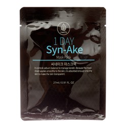 MEDB 1 Day Syn-Ake Mask Pack Тканевая маска для лица с пептидом змеиного яда 27мл