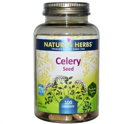 Nature's Herbs, Семя сельдерея, 100 капсул