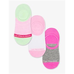 WOMENS 3PK MARLED ASSORTED LINERS