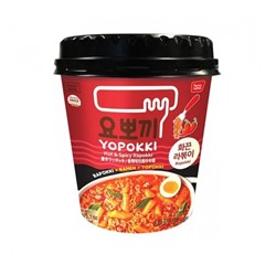 YOPPOKI Hot &amp; Spicy Cup Rapokki Рапокки остро-пряный рамен с рисовыми палочками 145г