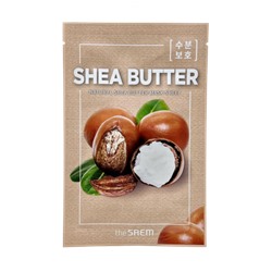 [THE SAEM] Маска для лица тканевая ЭКСТРАКТ МАСЛА ШИ Natural Shea Butter Mask Sheet, 21 мл