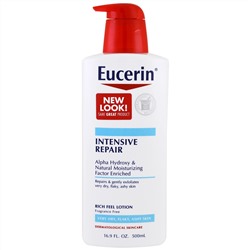 Eucerin, Интенсивное восстановление, лосьон для очень сухой кожи, без отдушек, 16,9 жидкой унции (500 мл)