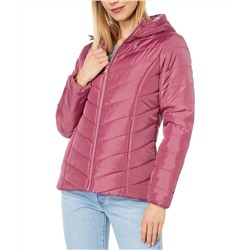 U.S. Polo Assn. | Oxford Rose Packable Hooded Zip-Up Puffer Jacket - Women