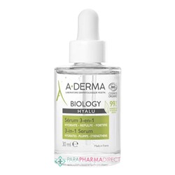 A-Derma Biology Hyalu Sérum 3-en-1 BIO 30 ml