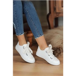 Pembe Potin Beyaz Kadın Spor Sneaker Casuel Günlük Ayakkabı A320-20