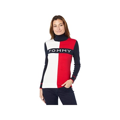 Tommy Hilfiger Color-Block Logo Stella Sweater