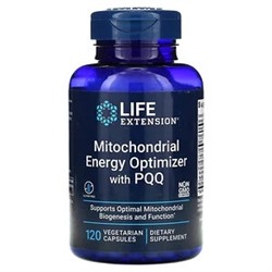 Life Extension, средство для оптимизации энергии митохондрий с PQQ, 120 вегетарианских капсул