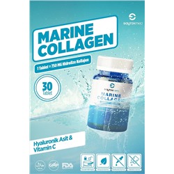 SAYTEKMED Marine Collagen, Hidrolize Kollajen, Hyaluronik Asit Ve Vitamin C Içeren Takviye Gıda TEG-MARINE