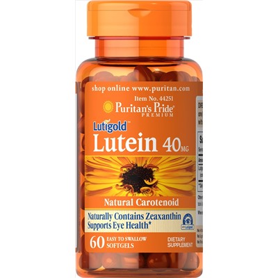 Lutein 40 mg with Zeaxanthin