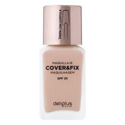 Флюид для макияжа Cover & Fix Deliplus 02 бежево-розовый