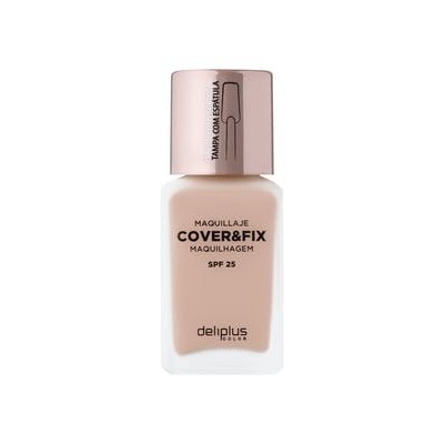 Флюид для макияжа Cover & Fix Deliplus 02 бежево-розовый