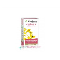 ArkoPharma ArkoGélules - Oméga 3 - Bon Fonctionnement Cardiovasculaire - 60 capsules