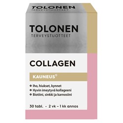 Tolonen Коллаген комплекс для поддержки волос, кожи, ногтей, 30 табл.