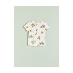 T-Shirt aus Baumwolle mit Druck Winnie the Pooh