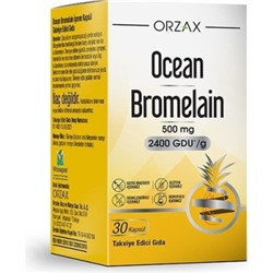 Ocean Bromelain 500 mg 30 капсул Orzax  для улучшения пищеварения