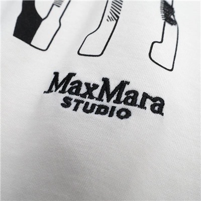 Ma*xMar*a ♥️ высококачественная реплика✔️ еще один вариант классных женских футболок с принтом из 💯 хлопка/ начало продаж 20.05 в 5:00